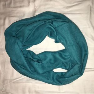 2 Turquoise Infinity Scarves